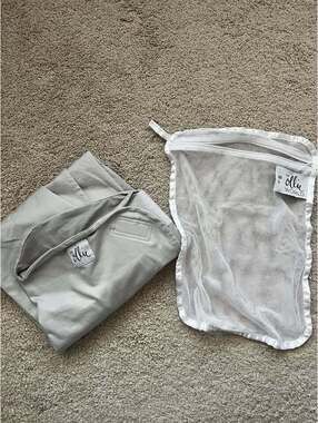 gray Ollie swaddle wrap